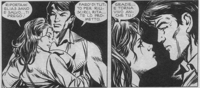 Un grintosissimo Zagor mette fuori causa il feroce Quanah.